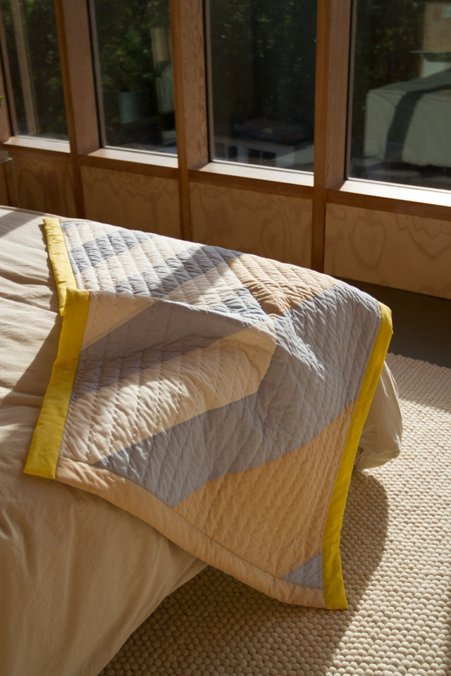 Small diagonal quilt