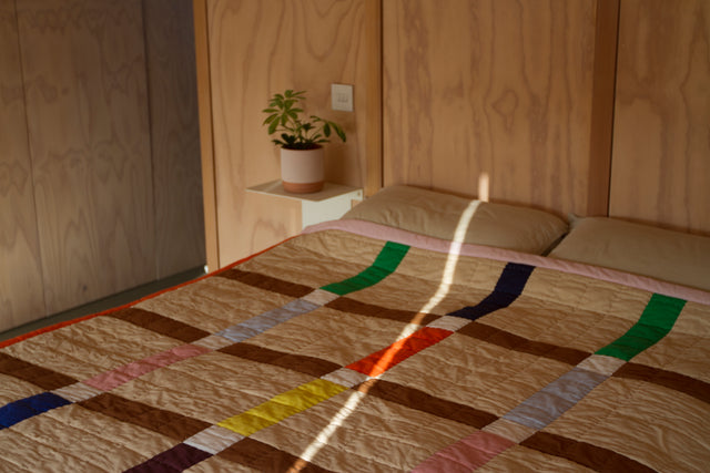 Large check quilt | Pre - order 6 - 8 weeks