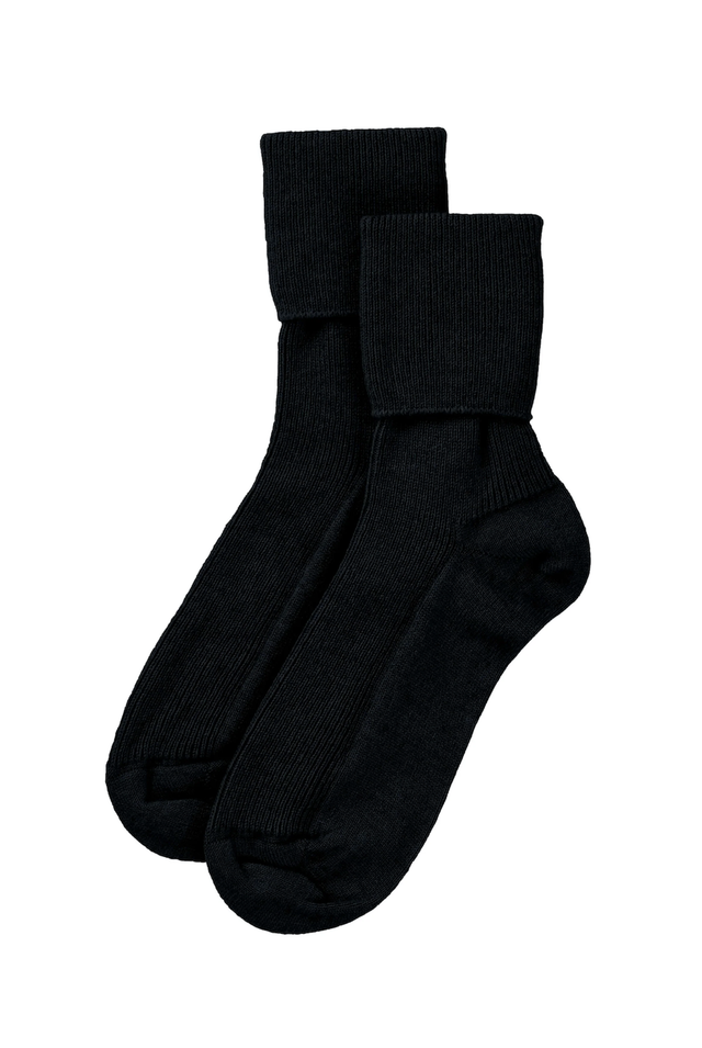 Black Cashmere Socks