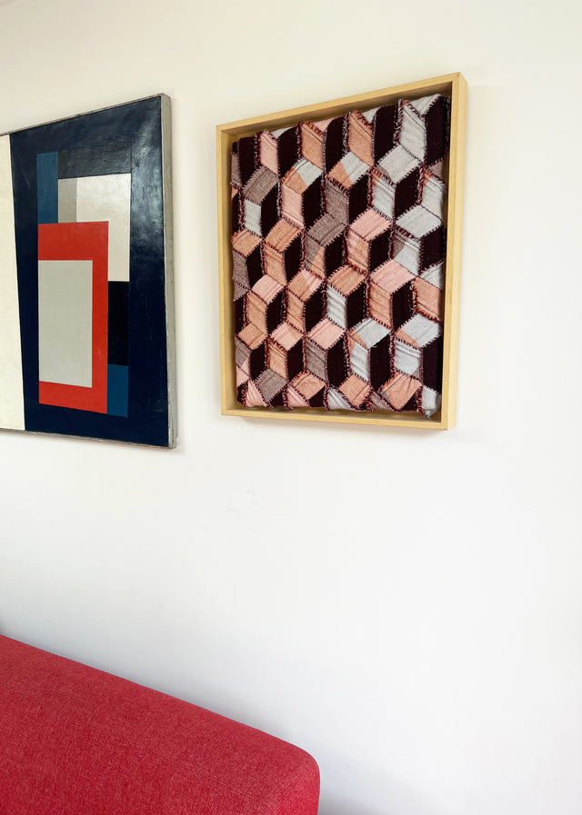 Salvage hexagon wall art 1/1