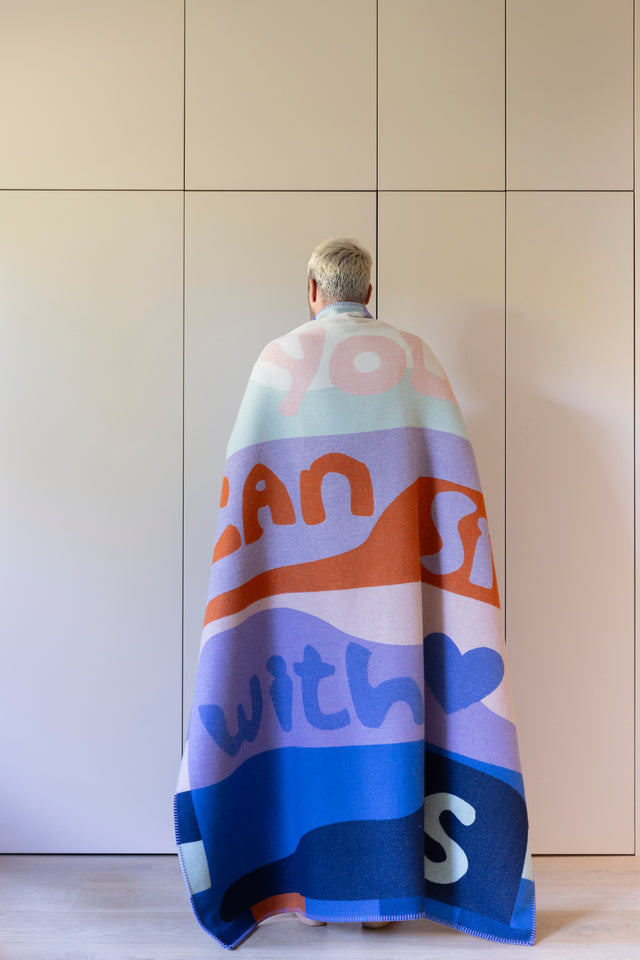 'YCSWU' Bennachie recycled wool blanket