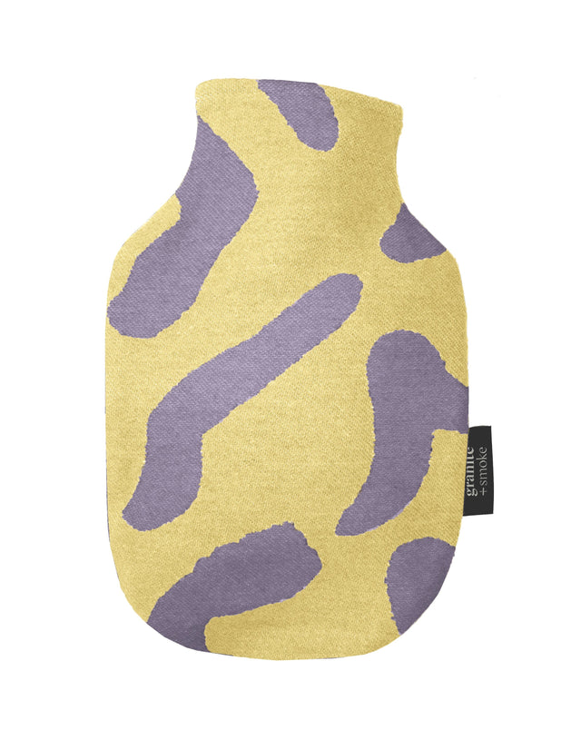 Yellow + Lilac Hot Water Bottle