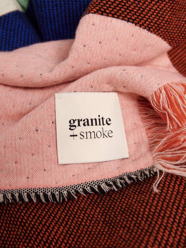 Brutalist _ blue, pink + white