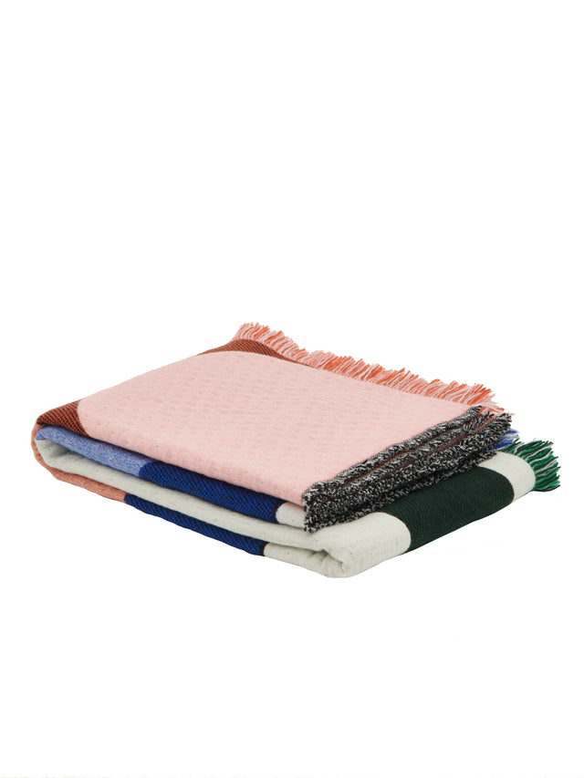 Brutalist _ blue, pink + white