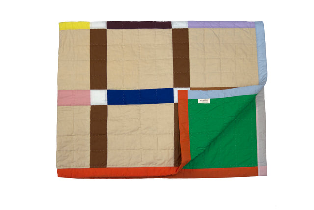 Large check quilt | Pre - order 8 - 12 weeks