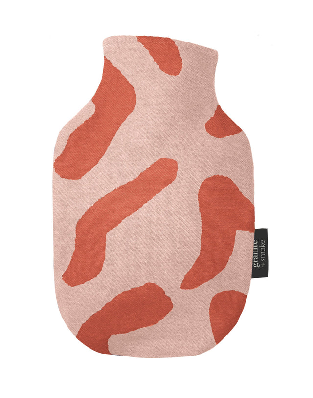 Soft Pink + Orange Hot Water Bottles